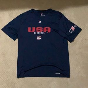 USA Baseball Majestic shirt